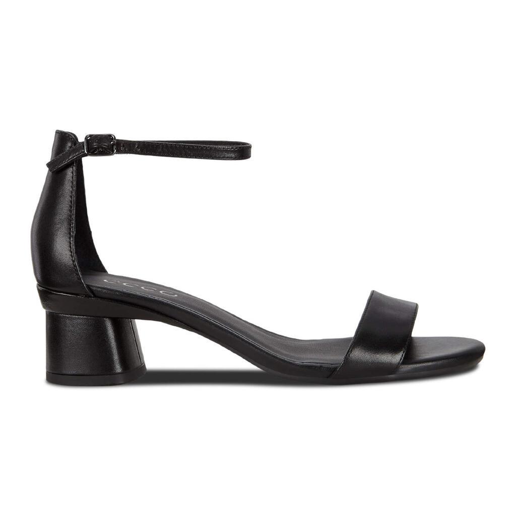 Sandales À Talons Ecco Elevate 45 Block Strappys Femme Noir 9254-KLBUD